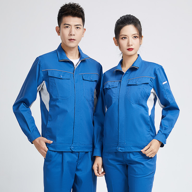 天鸣 竹纤维551#夏季长袖工作服 可定制 160-195 套高清大图