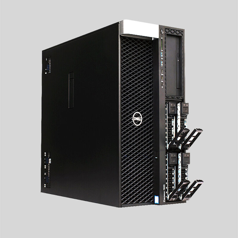 DELL戴尔 T7920 图形工作站台式机设计师电脑1颗至强铜牌3204 16G/256G固态+2T/P620-2G
