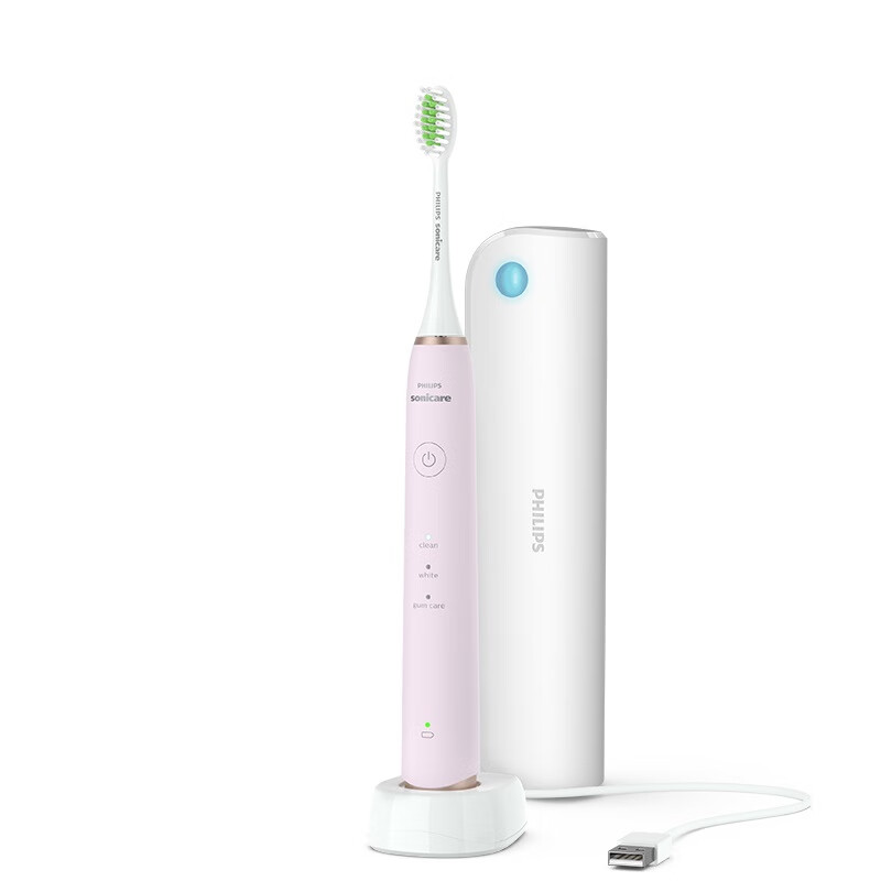 飞利浦(Philips)HX2461/04电动牙刷蔷薇粉高清大图