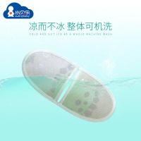 婴儿手臂凉席夏季喂奶婴儿冰丝夏天喂奶手臂垫神器哺乳套袖抱孩子粉色(无提花)其它