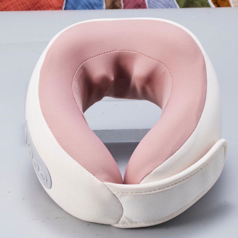 美仕达(Misida)按摩仪3D仿人揉捏亲肤莱卡面料新款智能语音多功能颈椎肩颈按摩枕 MS-N2高清大图