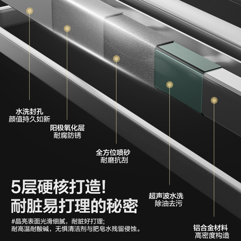 箭牌卫浴(ARROW)太空铝浴巾架家用AE567804浴室免打孔毛巾架卫生间置物架五金挂件套装高清大图