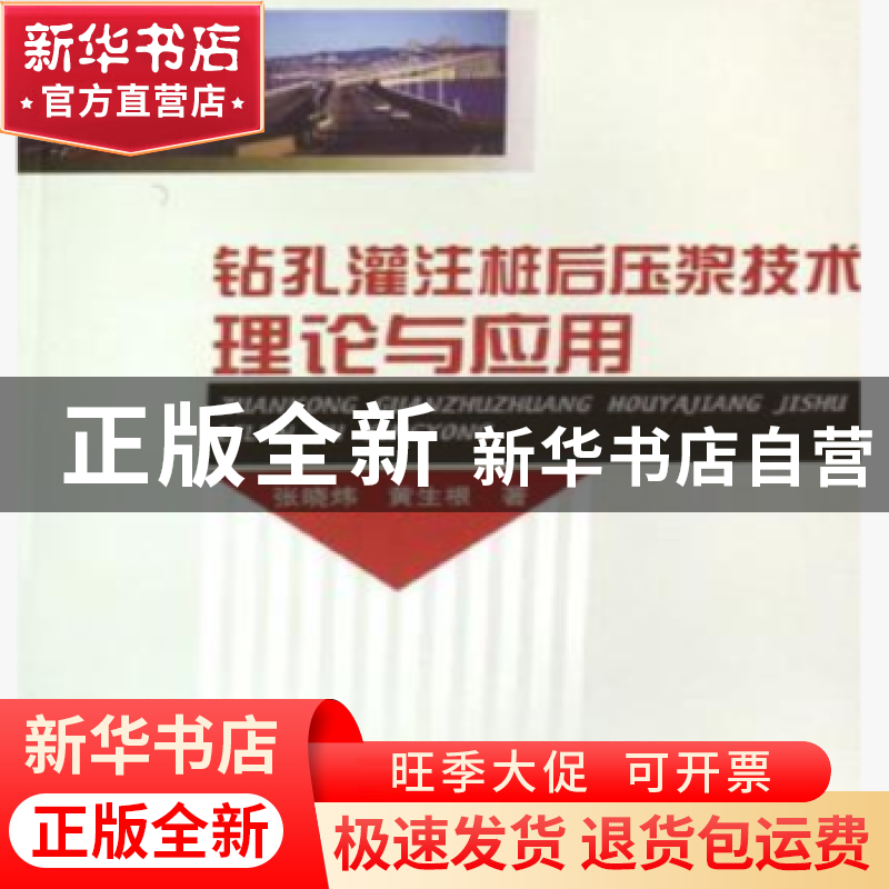 正版 钻孔灌注桩后压浆技术理论与应用 韩科//彭东 北京大学医学