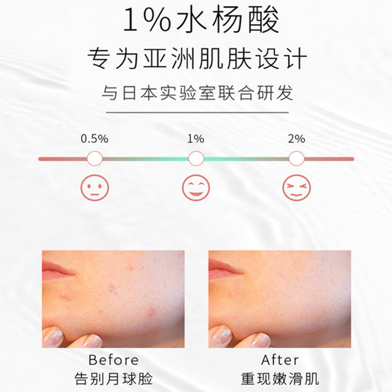 PMPM水杨酸棉片改善毛周角化改善闭口清洁棉片精华(50片*1盒)2023年10月到期