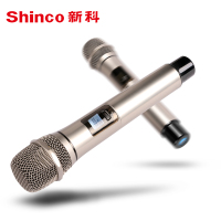 Shinco/新科 U80无线话筒卡拉OK电脑K歌一拖二家用KTV专用麦克风