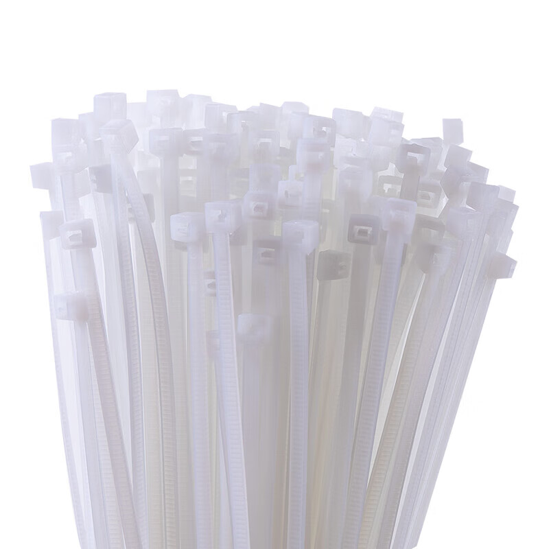 得力(deli)DL9446扎带4*250mm(白)(200根/包)10包起订高清大图