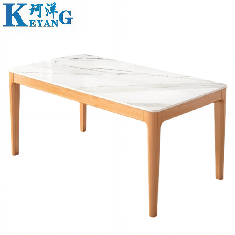 珂洋 岩板餐桌 140*80*75cm 张高清大图