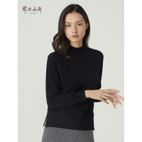 鄂尔多斯1980 20秋冬半高领女百搭休闲羊绒衫