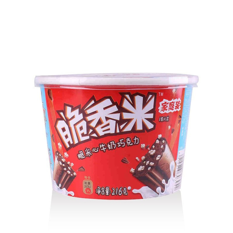 脆香米 脆米心牛奶巧克力 216g/碗