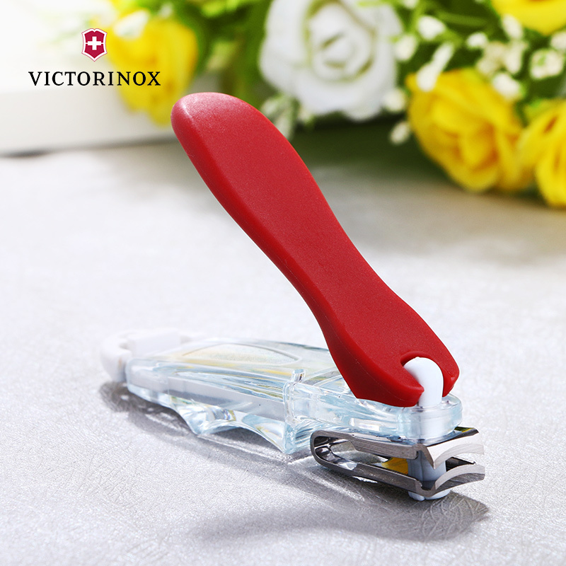 维氏（Victorinox）瑞士军刀原装正品指甲刀旋转刀头指甲钳瑞士指甲剪