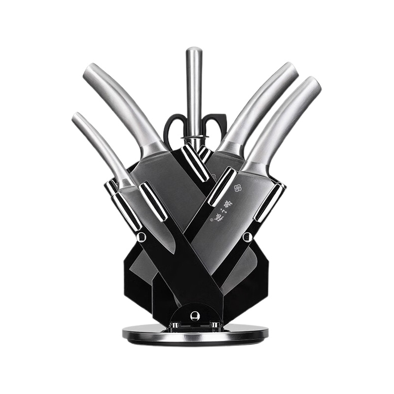 张小泉刀具七件套锋利耐磨防滑手柄银鹭系列D30970100