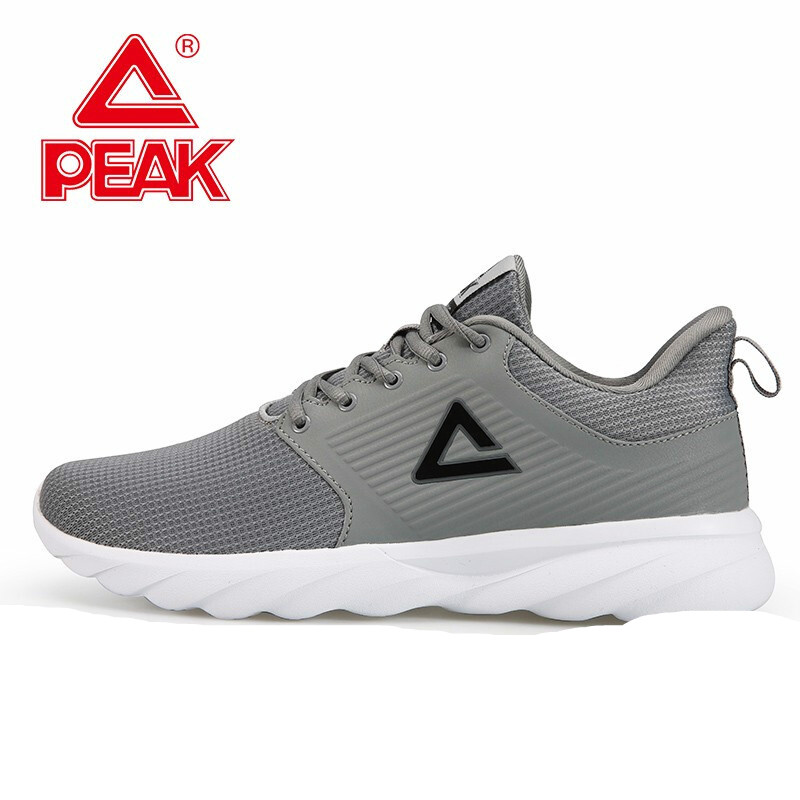 匹克（PEAK）男鞋2018秋冬季新款男士透气休闲运动鞋轻便时尚轻质中底复合底防滑跑步鞋男DH830431高清大图