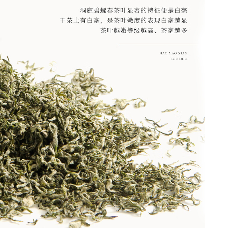 碧螺2025年春茶绿茶苏州洞庭碧螺春特级二等精选AA200g明前新茶纸包装高清大图