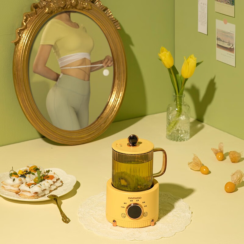 大宇(DAEWOO)迷你养生办公室家用多功能养生杯 Y01奶酪黄