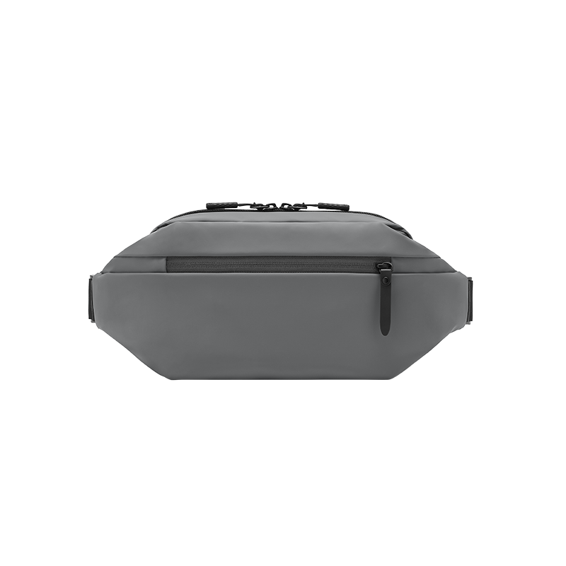 小米多功能运动休闲胸包男士单肩包斜跨包实用迷你运动腰包手提包_635 灰色