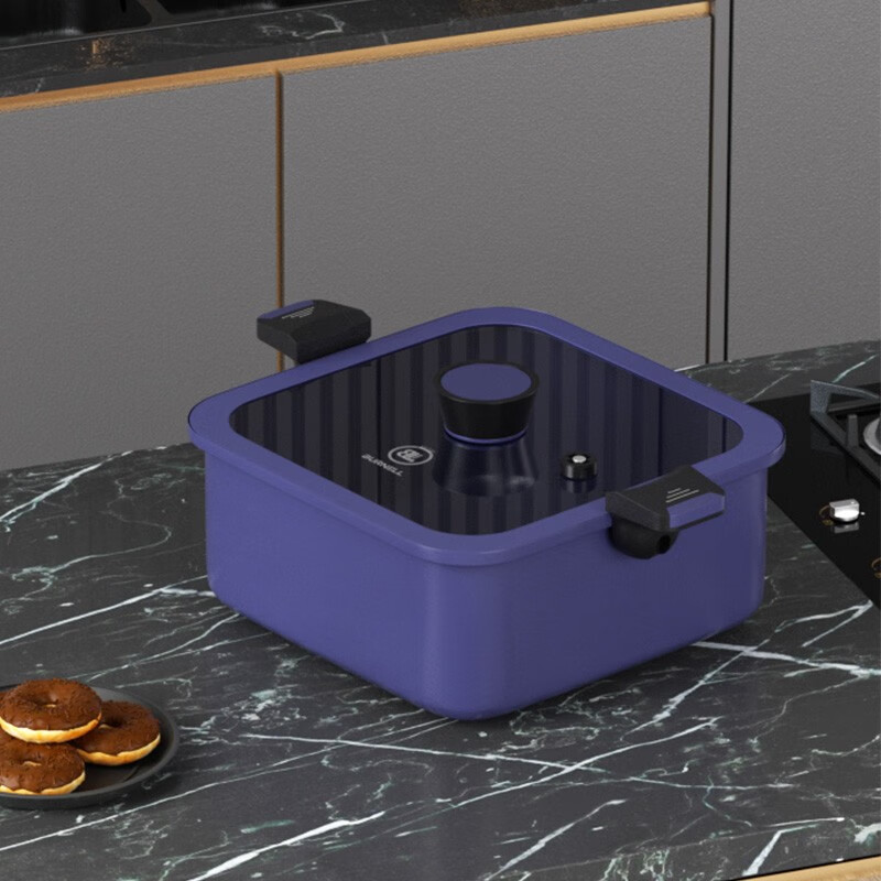 巴米樂微压料理多用锅电磁炉燃气灶通用炒锅不粘锅BNL-GB223