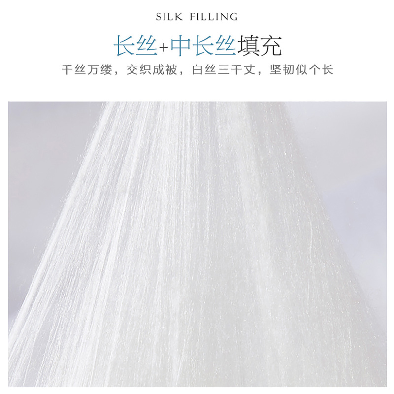 水星家纺出品百丽丝春笙花香蚕丝二合一被芯春秋被夏被单/双人床上用品高清大图
