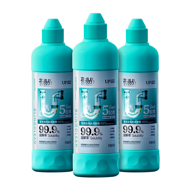 亮晶晶·管道疏通啫喱500g*3瓶