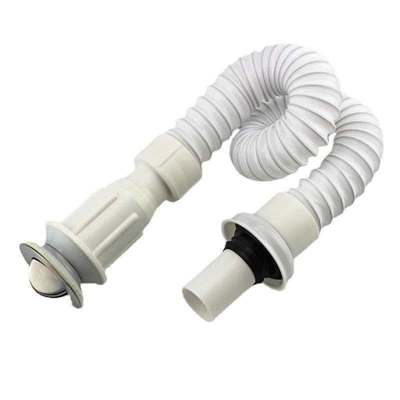 洗脸盆面盆下水器套装 白色 套高清大图