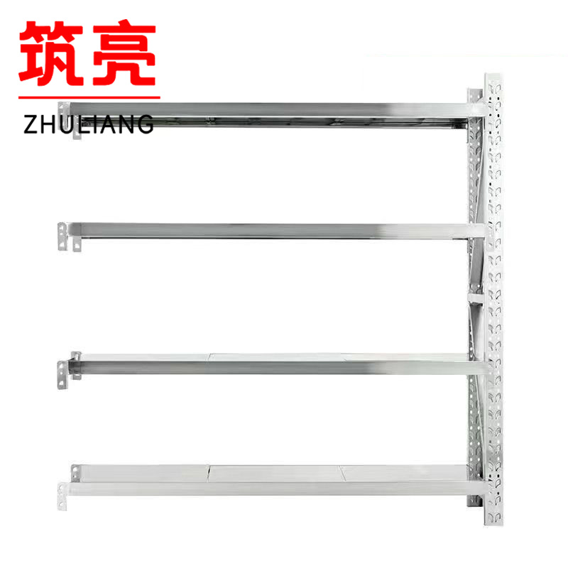 筑亮 不锈钢货架副架 200*40*200cm承重500kg 组高清大图