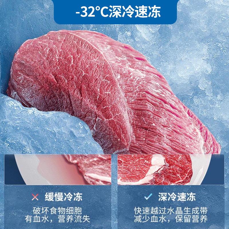 美菱(MELING) 338升 大冷冻 双门冰箱 双变频风冷无霜 一级能效节能 家用冰箱 BCD-338WP9B