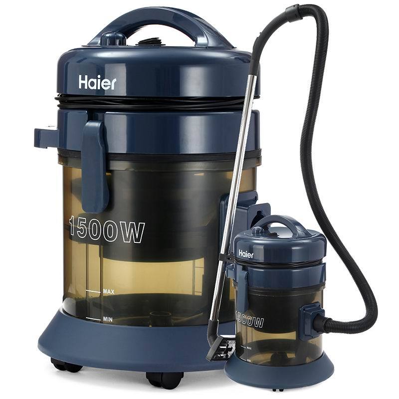 Haier/海尔水过滤吸尘器 工业家用大功率强力筒式干湿两用超静音强吸力ZTBJ1500-0201