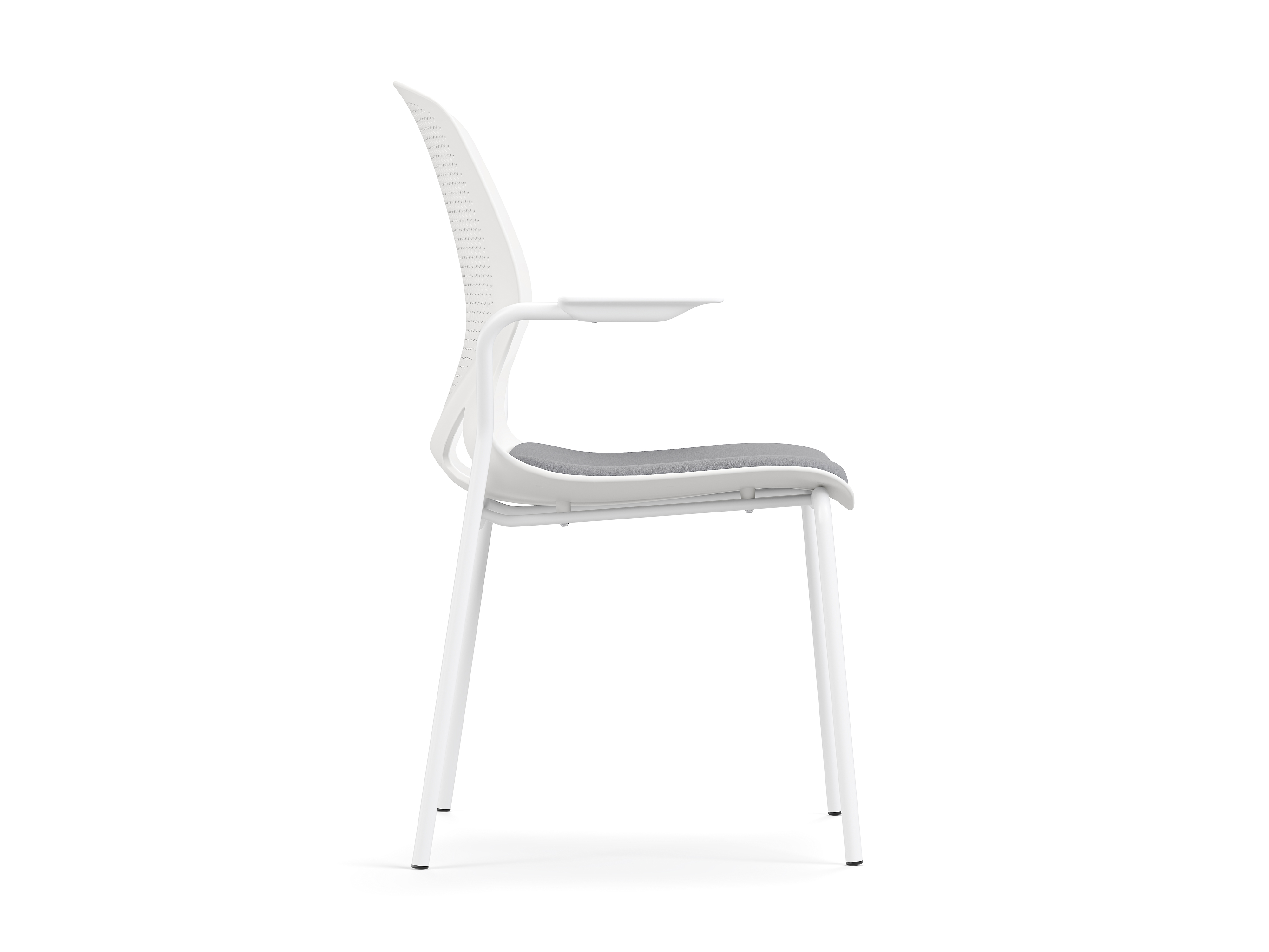 德诚和(DCH)简约时尚培训椅洽谈椅会议椅F001四脚椅带扶手坐垫款高清大图