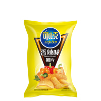 可比克 膨化食品 香辣味薯片60g(休闲零食)