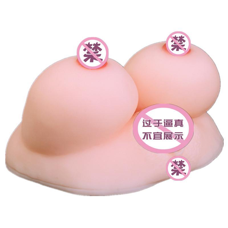 木瓜奶双穴双通道男用乳房自慰器半实体娃娃飞机杯阴臀倒模玩具成人用品