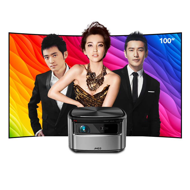 坚果J7智能投影 全高清1080P 支持杜比音效&HDR 3200流明高亮度 智能安卓系统 3D影院蓝牙音箱