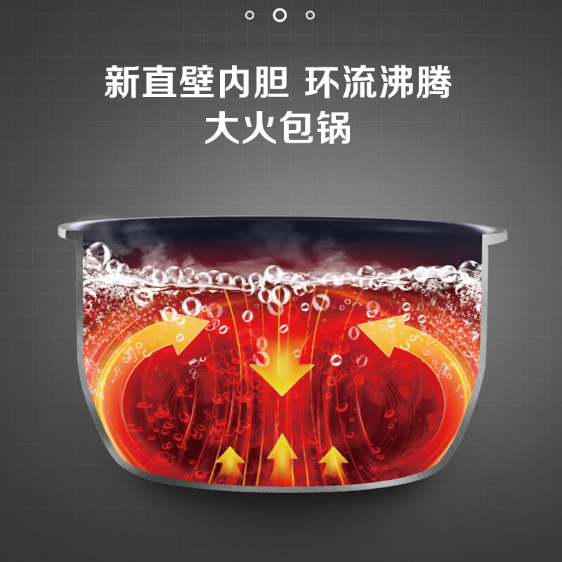 苏泊尔 电饭煲 SF40FC5071 4L 蓝钻不粘厚釜电饭煲高清大图
