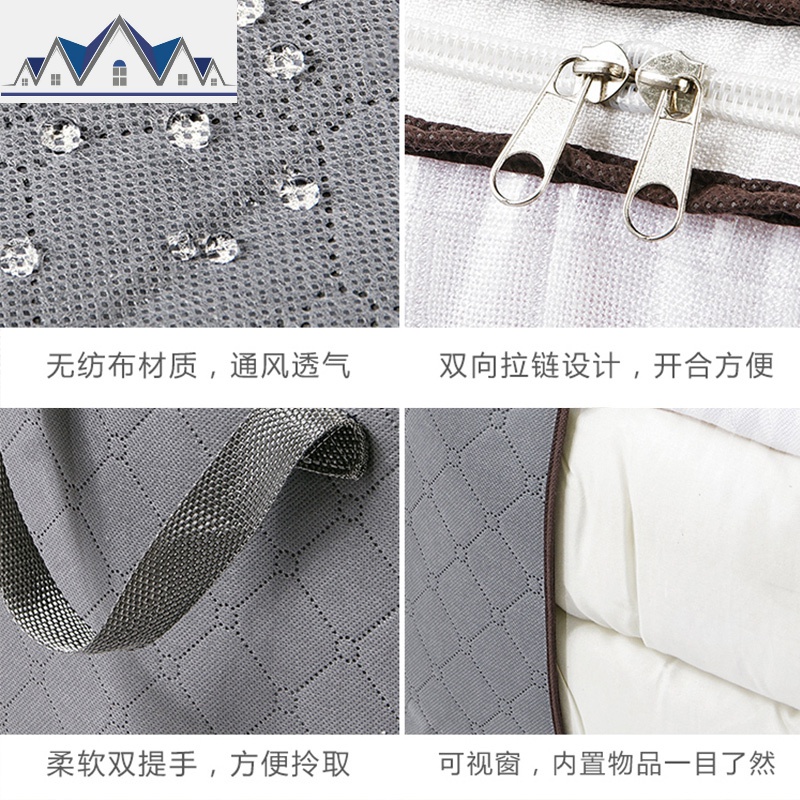 棉被收纳袋衣服整理袋搬家打包家用装被子的袋子衣物行李袋子 三维工匠收纳包高清大图