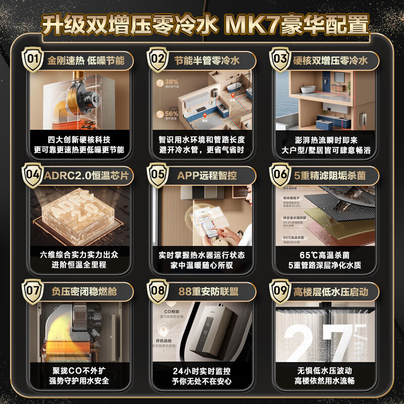 小天鹅卫浴套装洗衣机全自动10KG洗烘一体TD100VT616WIADY-T1B 16升双增燃气热水器JSQ30-MK7