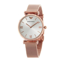 阿玛尼(Emporio Armani)女士手表皮带简约时尚女士石英表 女表欧美品牌