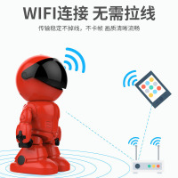 送监控循环录像卡 WIFI机器人无线摄像头人形追踪4G流量卡连手机远程语音对讲360度全景家用高清夜视无死角监控器