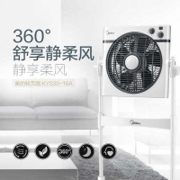 美的(Midea) 转页扇 KYS30-16A 360°俯仰角可调 4档风速 2H预约定时 电风扇