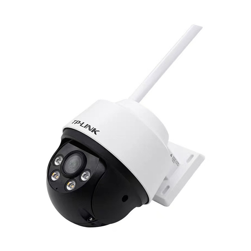 TP-LINK TL-IPC642-A4 含电源、室外防水网络摄像头无线球机400万高清全彩摄像机监控云台旋转4mm定焦