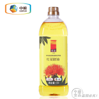 中粮悦润红花籽油1Lx10瓶装 新疆红花籽油物理压榨一级食用油植物油