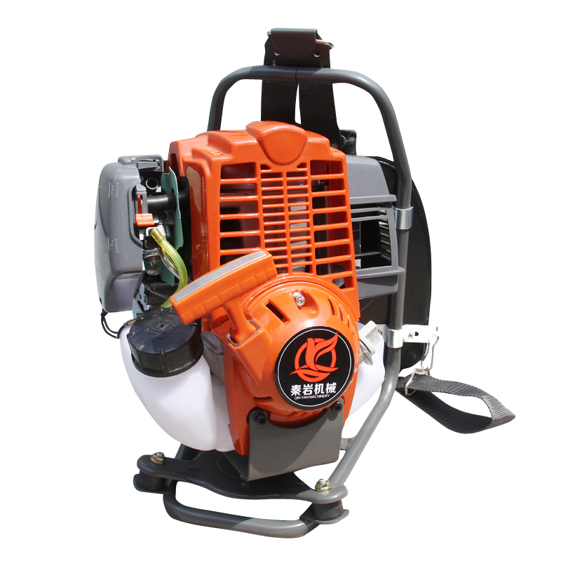 秦岩汽油割草机收割机背负式四冲程松土微耕机除草机草坪水稻小麦打草