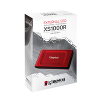 金士顿(Kingston) XS1000便携式固态硬盘 PSSD移动迷你硬盘 1T红色