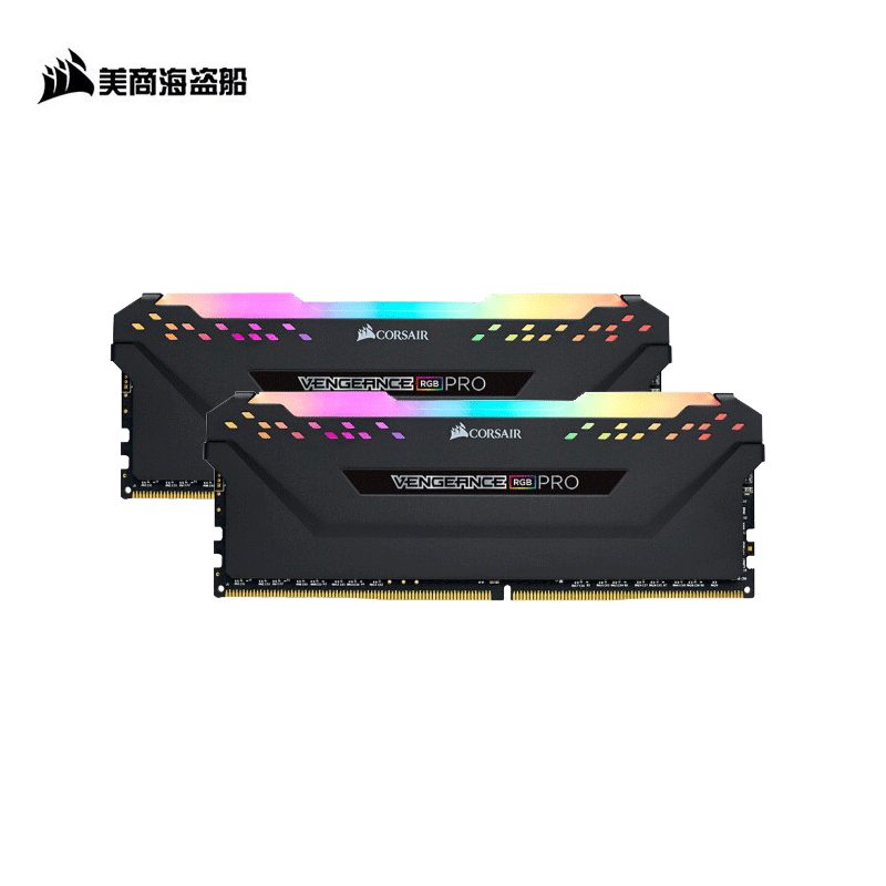 美商 海盗船(USCORSAIR) 32GB(8G×4连号)DDR4 4266 台式机内存条复仇者RGB PRO灯条高清大图