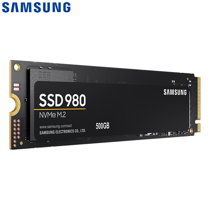 三星(SAMSUNG) 980 系列 500GB SSD固态硬盘 M.2接口2280 (NVMe协议PCIe 3.0 x4) 游戏 SSD 固态硬盘 读速高达3100MB/s