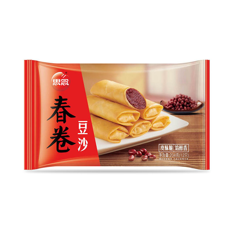 思念豆沙春卷204g