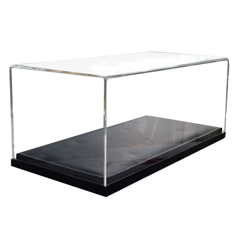 跃纪生yuejisheng118合金汽车模型皮底座车模展示盒模型防尘罩黑底座