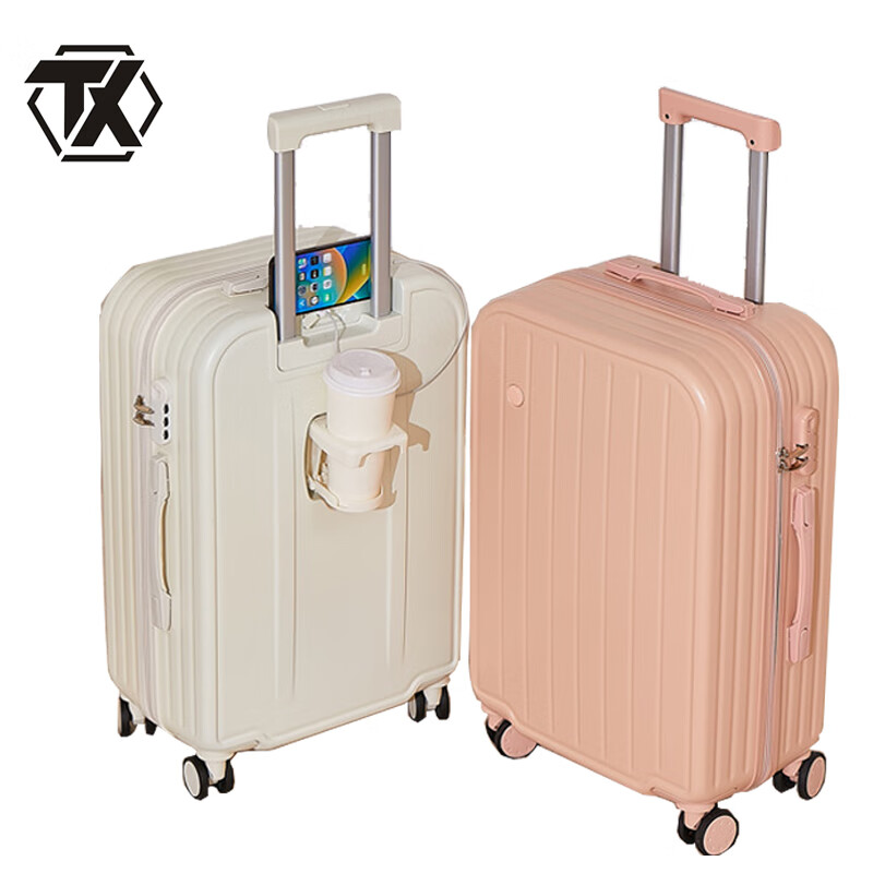 铁迅多功能旅游大容量万向轮密码锁可登机拉杆子母包行李箱M6 个高清大图