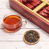 中茶湖南安化黑茶 甘醇金茯 手筑茯砖茶 甘醇金茯196g礼盒