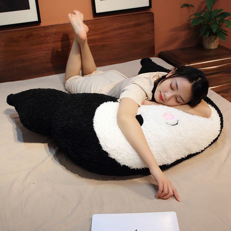 库洛米抱枕小恶魔玩偶床上大靠垫三丽鸥公仔闺蜜女生睡觉生日图片