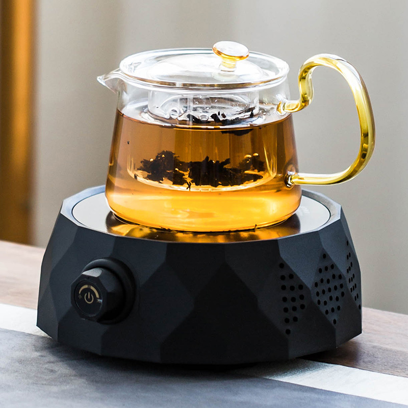 电陶炉黄金蛋煮茶器家用小型电热茶炉玻璃蒸煮茶壶烧水泡茶炉带抽水