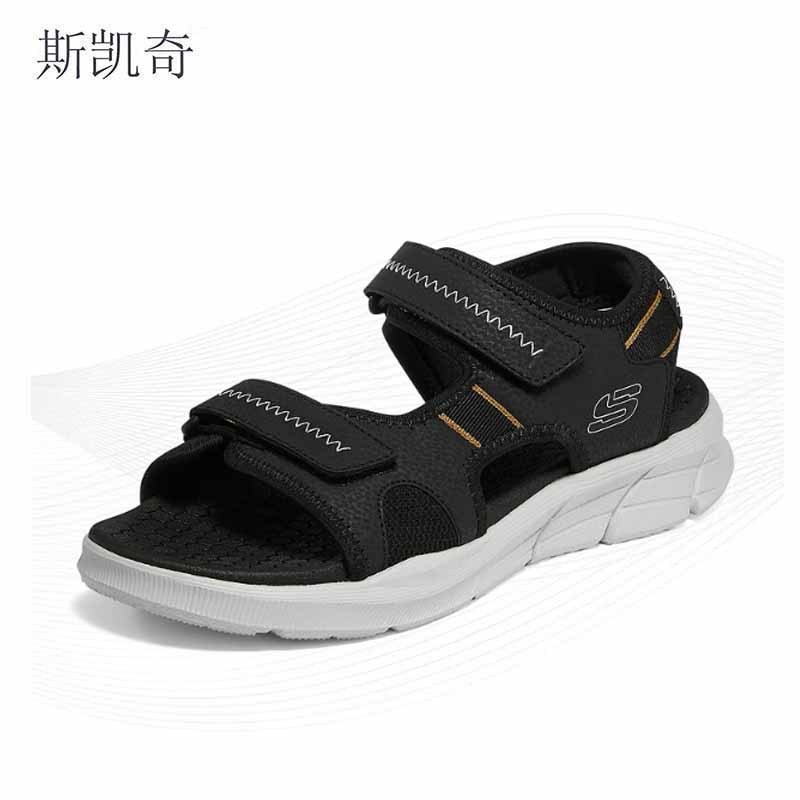 斯凯奇 男户外黑色凉鞋 237286-BLK7 双