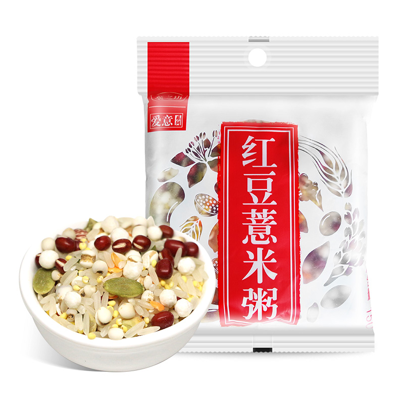 燕之坊 红豆薏米粥150g*5 五谷杂粮粗粮粥八宝粥米 腊八粥